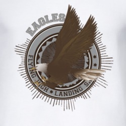 Eagle Flying Dynamic Men Gift T Shirt