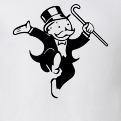 Monopoly Man Boardgame Character Poster Logo Fan T Shirt