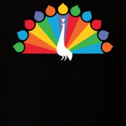 Original Nbc Peacock Logo Vintage Tv Network Fan T Shirt