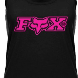 Fox Racing American Extreme Sports Brand Logo Ladies Tanktop