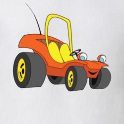 Speed Buggy Retro Hanna Barbera Cartoon Poster Fan T Shirt