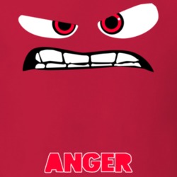 Inside Out Anger Face T Shirt