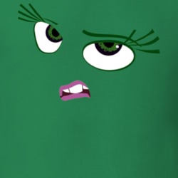 Inside Out Disgust Face T Shirt