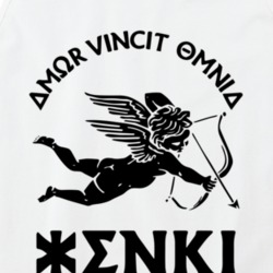 Enki Eye Wear Glasses Cherub Greek Brand Logo Tanktop