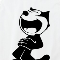 Felix The Cat Laughing Character Tv Show Vintage Cartoon Tanktop
