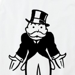 Monopoly Man Broke Uncle Pennybags Boardgame Character Poster Logo Fan