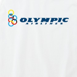 Olympic Airlines Greek Greece Plane Company Brand Logo Tanktop