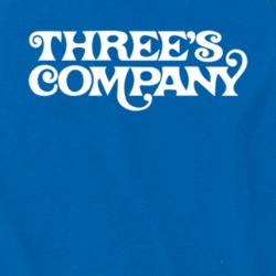 Three's Company Retro Vintage Throwback Tv Show Logo Fan Tanktop