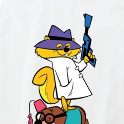 Secret Squirrel Retro Hanna Barbera Cartoon Poster Fan Tanktop