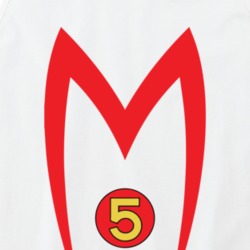 Speed Racer Mach 5 Car Logo Japanese Racing Cartoon Tanktop
