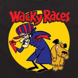 Wacky Races Boy And Dog Hanna Barbera Cartoon Poster Fan Tanktop