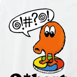 Qbert Retro Vintage Video Game Character Poster Fan Tanktop