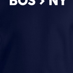 Boston Over New York Sports Fan Crewneck Sweatshirt T Shirt