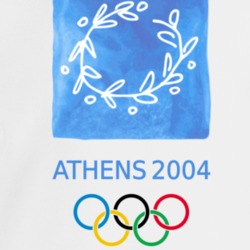 Athens 2004 Olympics Greek Greece Summer Games Poster Sports Fan Crewn