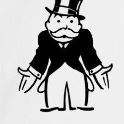 Monopoly Man Broke Uncle Pennybags Boardgame Character Poster Logo Fan