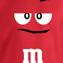 Red M And M Cute Halloween Costume Crewneck Sweatshirt T Shirt