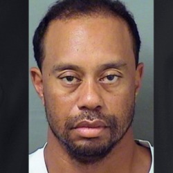 Tiger Woods Mugshot Dui Arrested Golfer Celebrity Sports Crewneck Swea