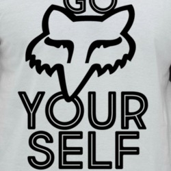 Go Fox Yourself Racing American Extreme Sports Brand Fan Raglan T Shir