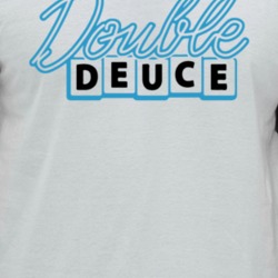 Double Deuce Live Music Bar Logo Raglan T Shirt