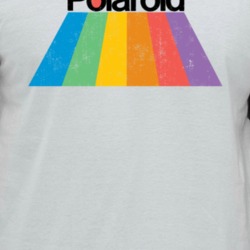 Polaroid Retro Vintage Logo Grunge Work Look Photagraphy Fan Raglan T 