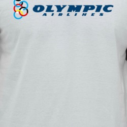 Olympic Airlines Greek Greece Plane Company Brand Logo Raglan T Shirt