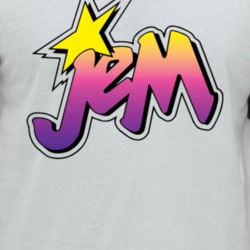 Jem And The Holograms Retro Vintage Cartoon Logo Raglan T Shirt