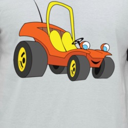 Speed Buggy Retro Hanna Barbera Cartoon Poster Fan Raglan T Shirt