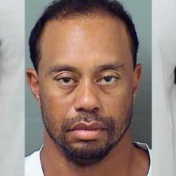 Tiger Woods Mugshot Dui Arrested Golfer Celebrity Sports Raglan T Shir