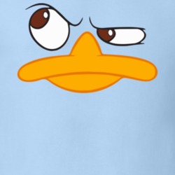 Perry The Platypus Face Cartoon Tv Show T Shirt