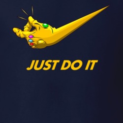 Thanos Avengers Just Do It Parody Funny Comic T Shirt