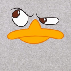 Perry The Platypus Face Cartoon Tv Show Tanktop