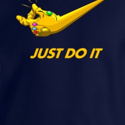 Thanos Avengers Just Do It Parody Funny Comic Crewneck Sweatshirt T Sh