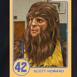 Scott Howard Teen Wolf Trading Card Retro Crewneck Sweatshirt T Shirt