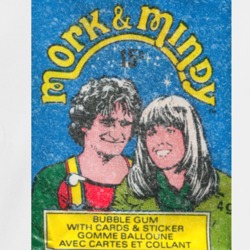 Mork And Mindy Bubble Gum Cards Retro Crewneck Sweatshirt T Shirt