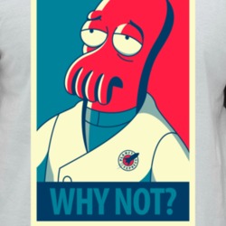 Zoidberg Futurama Why Not Hope Poster Inspired Parody Raglan T Shirt