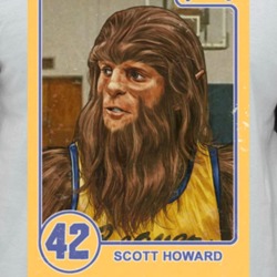 Scott Howard Teen Wolf Trading Card Retro Raglan T Shirt