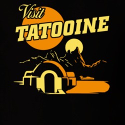 Visis Tatooine Star Wars Travel Poster Movie Fan T Shirt