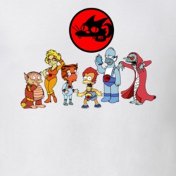Simpsons Thundercats Cartoon Mashup Favorite Tv Shows Fan T Shirt