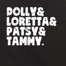 Dolly Loretta Patsy And Tammy Country Singer Music Fan Tanktop
