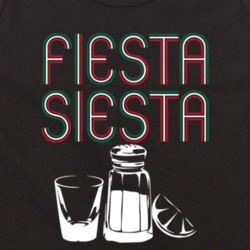Fiesta Siesta And Repeat Tequila Lovers Party Tanktop