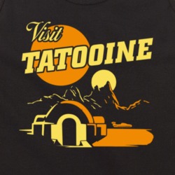 Visis Tatooine Star Wars Travel Poster Movie Fan Tanktop