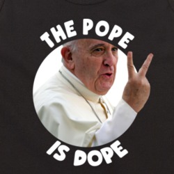The Pope Is Dope Funny Tanktop