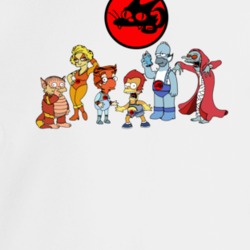 Simpsons Thundercats Cartoon Mashup Favorite Tv Shows Fan Crewneck Swe