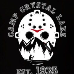 Camp Crystal Lake Jason Voorhees Friday The 13th Movie Lover T Shirt