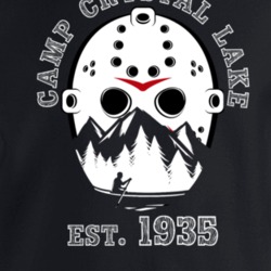 Camp Crystal Lake Jason Voorhees Friday The 13th Movie Lover Crewneck 