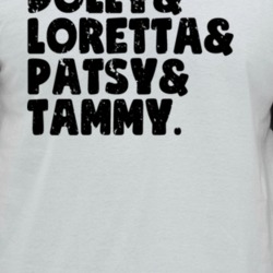 Dolly Loretta Patsy And Tammy Raglan T Shirt