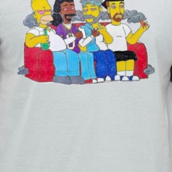 Famous Stoners Funny Cartoon Couch Raglan T Shirt