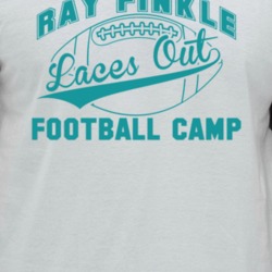 Ray Finkle Laces Out Football Camp Pet Detective Movie Lover Raglan T 