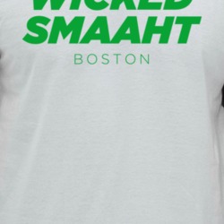 Wicked Smaaht St Patricks Day Boston Irish Raglan T Shirt
