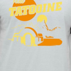 Visit Tatooine Star Wars Travel Poster Movie Fan Raglan T Shirt